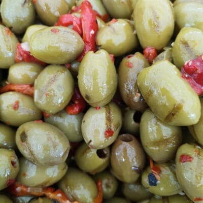 Grilled Olives