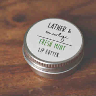 Lather & Smudge Fresh Mint Lip Balm