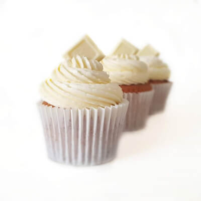 Gluten Free White Chocolate Delights Cupcakes