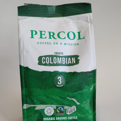 Percol Organic Columbian Ground Coffee