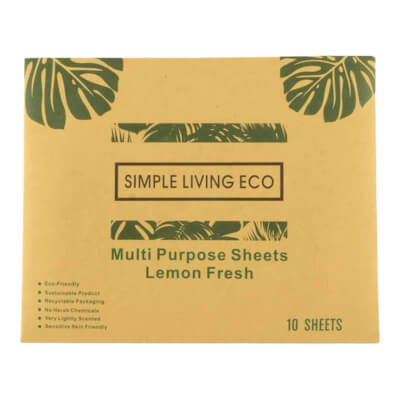 Simple Living Eco Multi Purpose Sheets (10 Sheets)