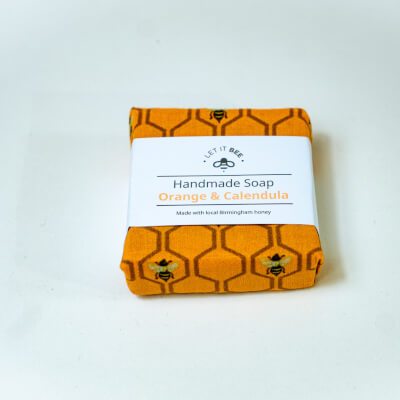 Medium Honey & Orange Soap Over 100G