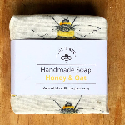 Medium Honey & Oat Soap Over 100G