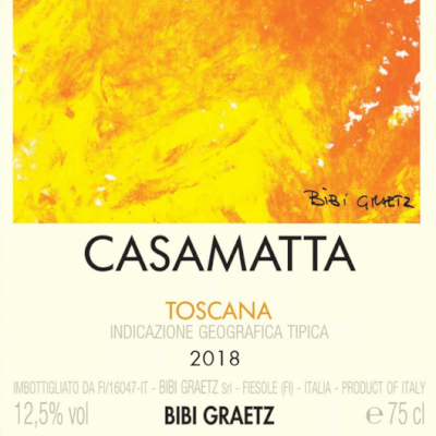 2018 Bibi Graetz Casamatta Rosso (Organic White Wine)