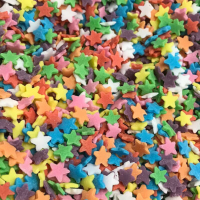 Rainbow Star Sprinkles
