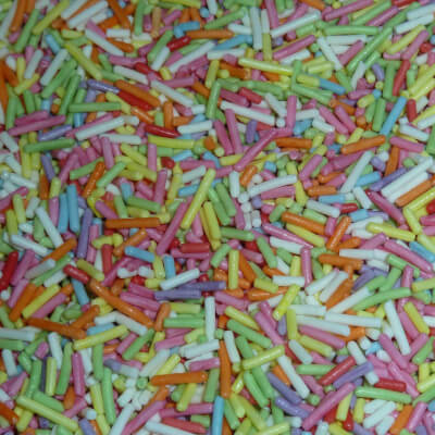 Multi Coloured Strand Sprinkles
