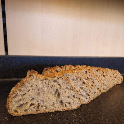 Sliced Sourdough Seed Bread (Organic Flour)
