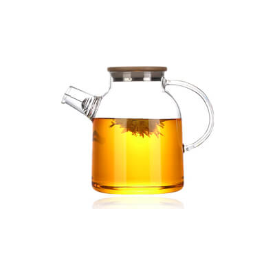 Large Glass Pitcher With Bamboo Lid 1.8 L