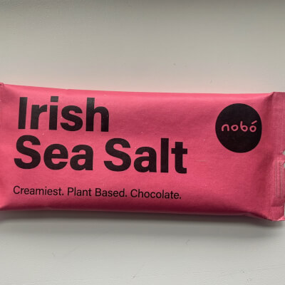 Nobo - Dairy Free, Plant Based Chocolate Bar With Irish Sea Salt 
