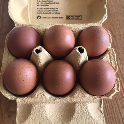 6 Free Range Eggs