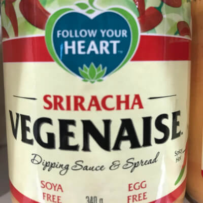 Vegenaise Sriracha Dipping Sauce And Spread