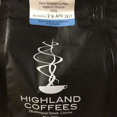 Highland Coffees - 250G Ground Coffee - Torlum Blend