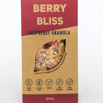 Berry Bliss Raspberry Granola, 300G Bag