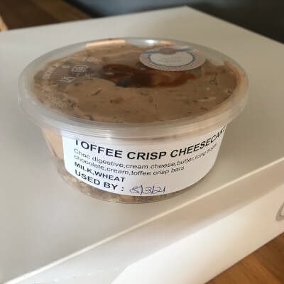 Toffee Crisp Cheesecake 