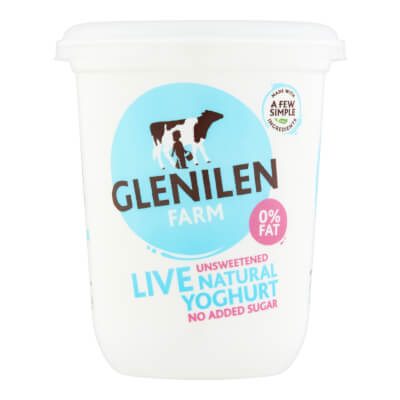 Natural Live Yoghurt | 0% Fat  | 500G | Big Pot