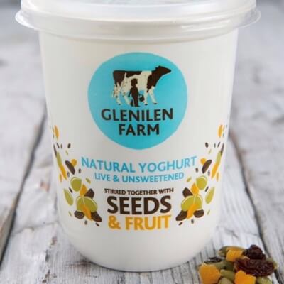 Natural Yoghurt With Seeds And Fruit 500G