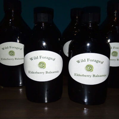Wild Foraged Elderberry Balsamic Vinegar 100Ml