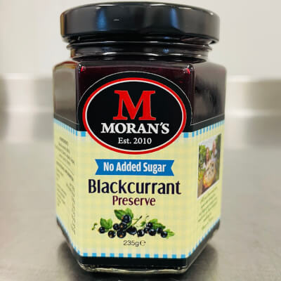 Morans No Added Sugar Blackcurrant Preserve