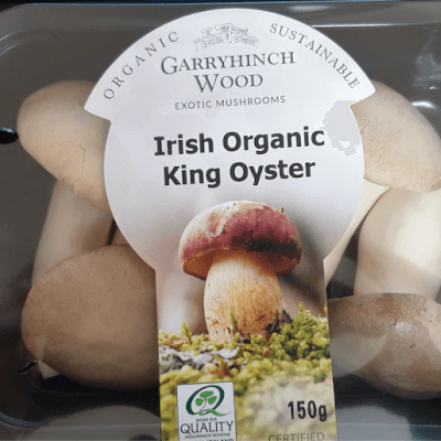 King Oyster Organic  Mushrooms 150G