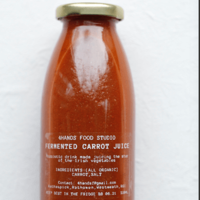 Fermented Carrot And Turmeric Juice