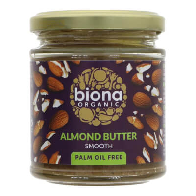 Organic Almond Butter Smooth By Biona - 170G