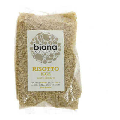 Rice,  Organic Brown Risotto By Biona - 500G