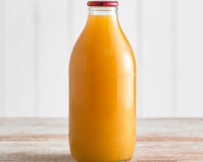 Glass Bottle Tropical Juice 