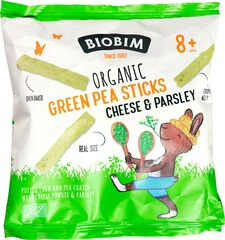 Organic Cheese & Parsley Green Pea Sticks