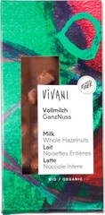 Organic Milk Chocolate With Hazelnuts