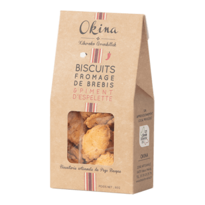 Okina Artisan Cheese Biscuits With Ossau Iraty 