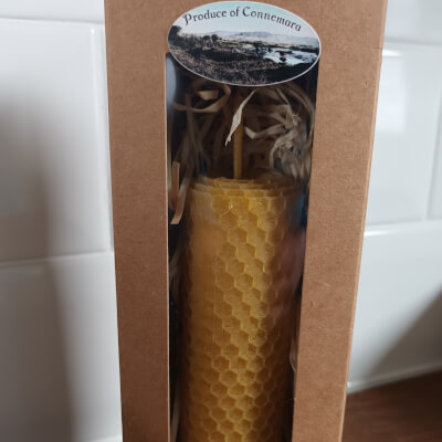 Beeswax Rolled Candles 