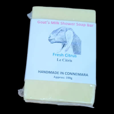 Goat's Milk Shower Soap Bar With Citrus