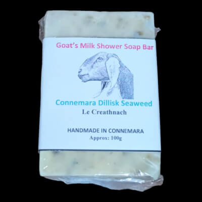 Goat's Milk Shower Soap Bar With Dillisk Seaweed