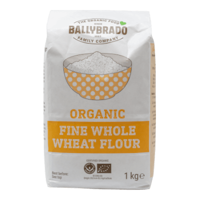 Ballybrado Organic Fine Whole Wheat Flour 