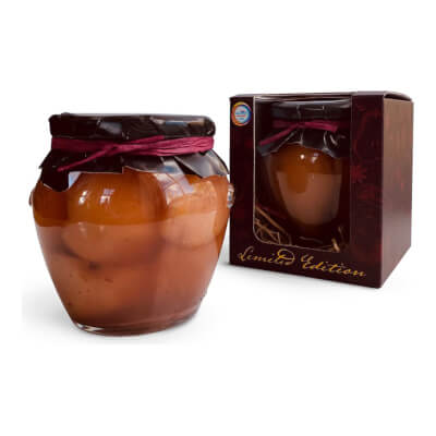 Mulled Wine Pears In Port Gift Box