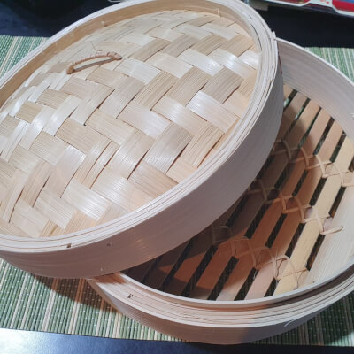 Bamboo Steamer Large ( 12 Inch) Lid And Bottom