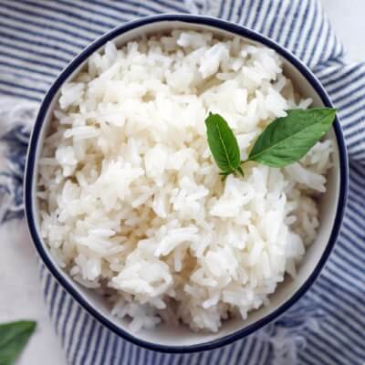 Cooked Thai Jasmine Rice