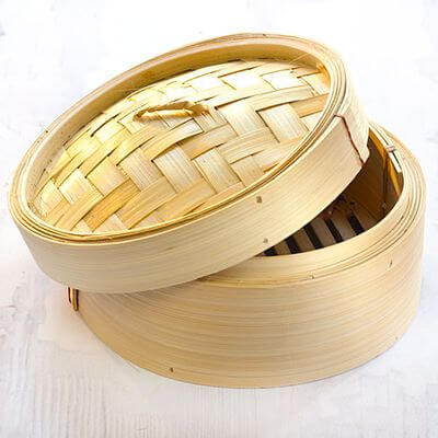 Bamboo Steamer ( 8 Inch ) Lid And Bottom
