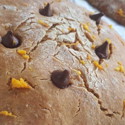 Orange And Chocolate Chip Cookie