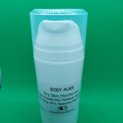 Body Aura Dry Skin Moisturiser 100Mls Pump Dispenser 