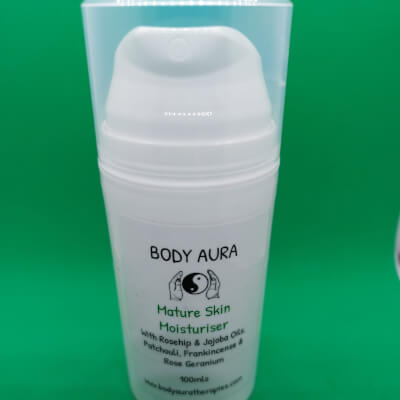 Body Aura Mature Skin Moisturiser 100Mls Pump Dispenser 