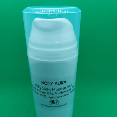 Body Aura Oily Skin Moisturiser 100 Mls Pump Dispenser