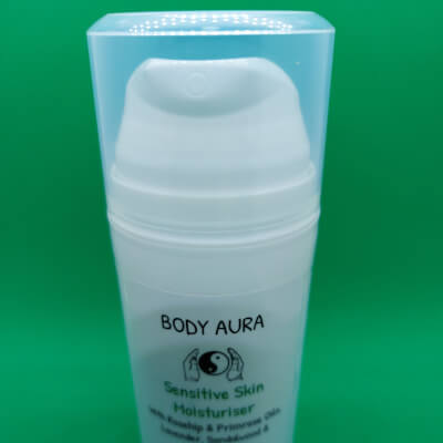 Body Aura Sensitive Skin Moisturiser 100 Mls Pump Dispenser 