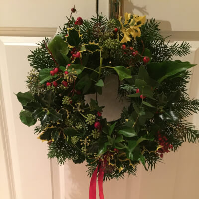 Holly And Ivy Wreath