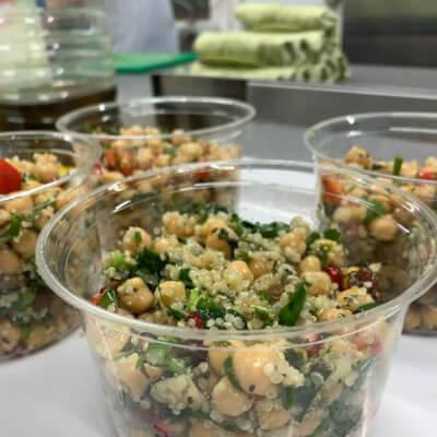 Herbed Chickpea Salad With Quinoa -Vegan