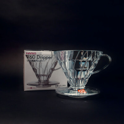 Hario V60 02 Plastic Pour Over Coffee Dripper