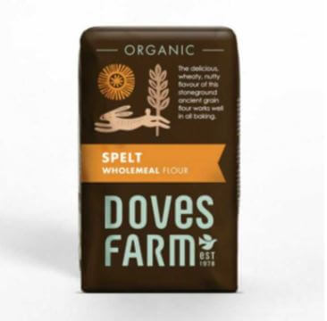 Doves Farm Organic Stoneground Wholemeal Spelt Flour 1Kg