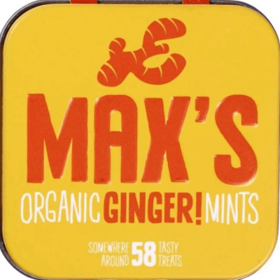 Max's Organic Ginger! Mints