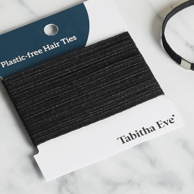 Tabitha Eve Plastic Free Hair Ties Black