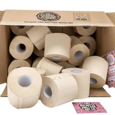 The Good Roll -  Bamboo Toilet Roll - Unbleached -Unwrapped  24Pk